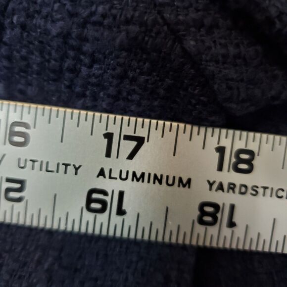 J Crew Lady Jacket Blazer Liberty Floral Trim Tweed Preppy Navy Blue Womens 2 - Picture 13 of 16